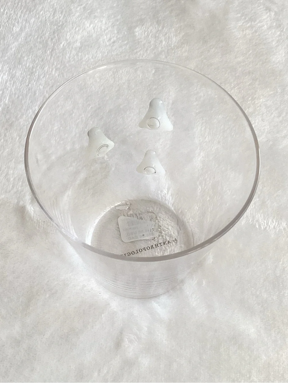 Anthropologie 3D Icon Juice Glass New Halloween Ghosts